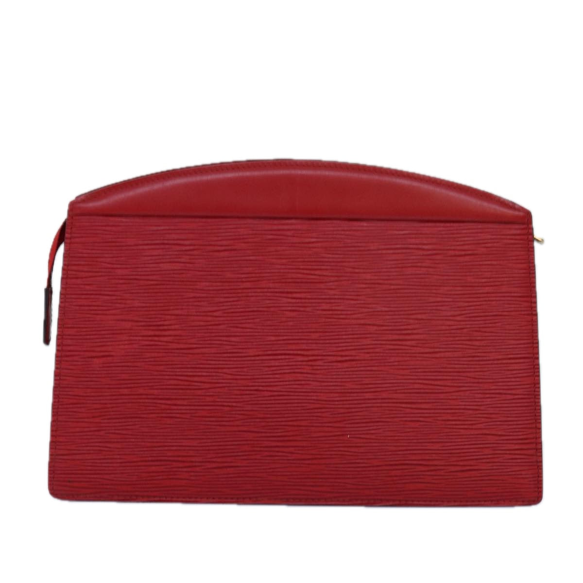 LOUIS VUITTON Epi Trousse Crete Clutch Bag Red M48407 LV Auth 77264 - 0