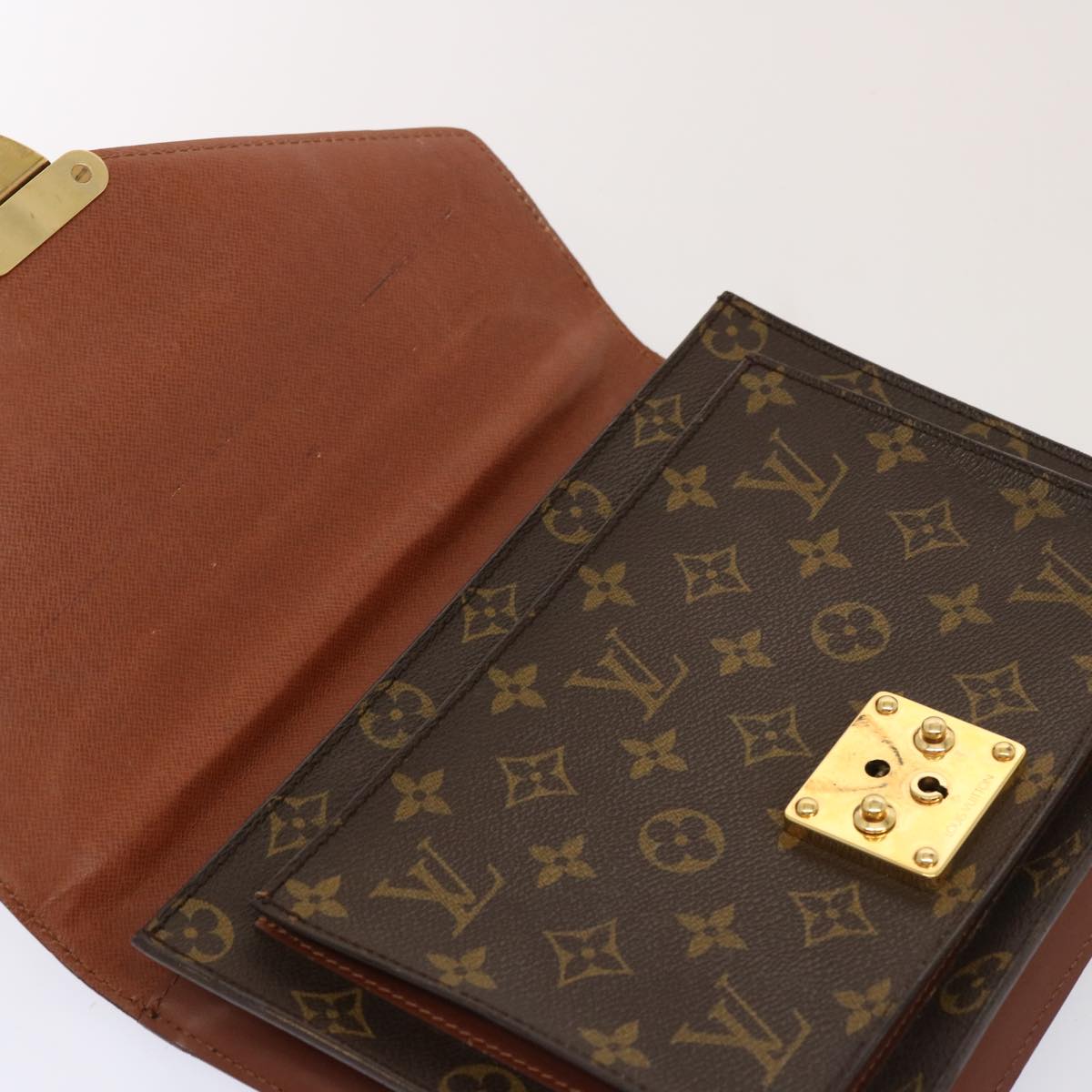 LOUIS VUITTON Monogram Monceau 26 Shoulder Bag M51187 LV Auth 77273