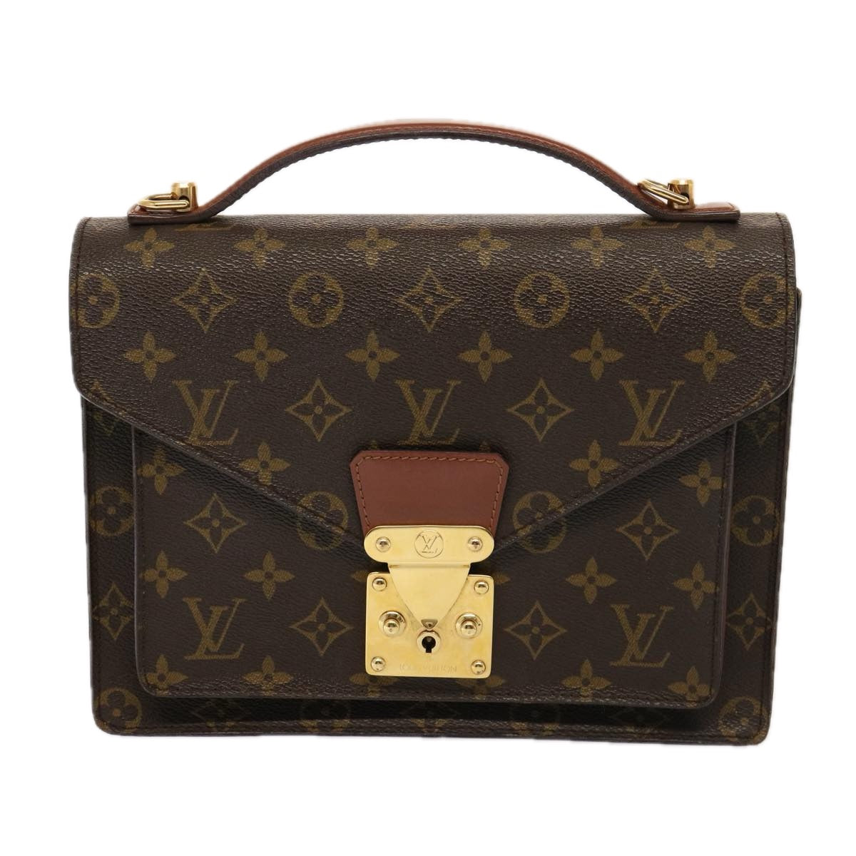 LOUIS VUITTON Monogram Monceau 26 Shoulder Bag M51187 LV Auth 77273