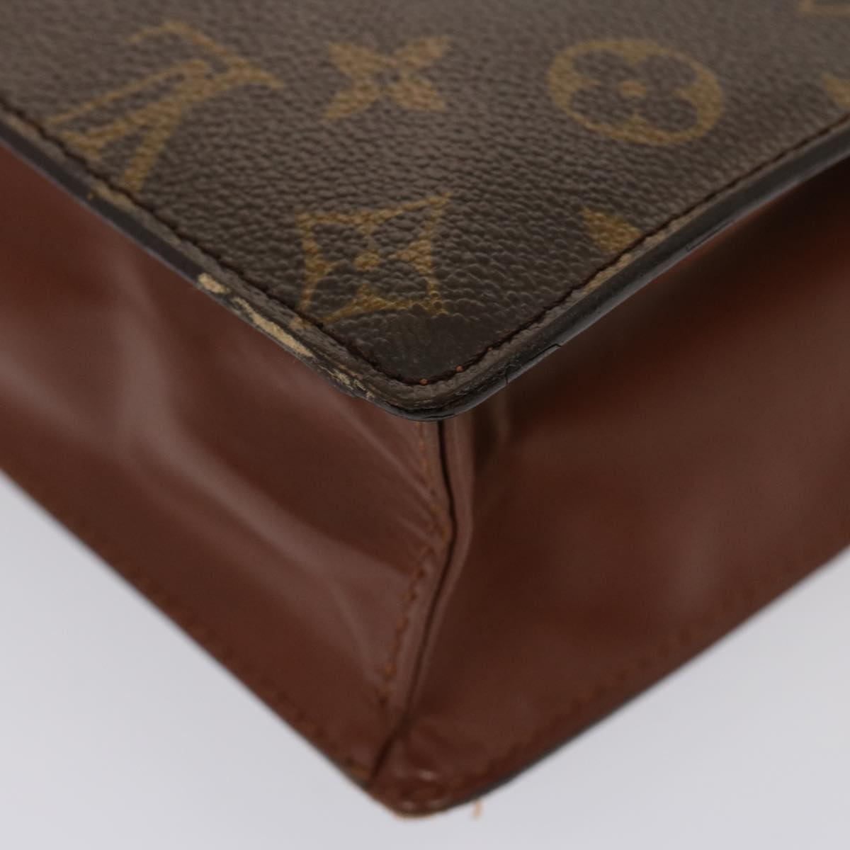 LOUIS VUITTON Monogram Monceau 28 Hand Bag 2way M51185 LV Auth 77274