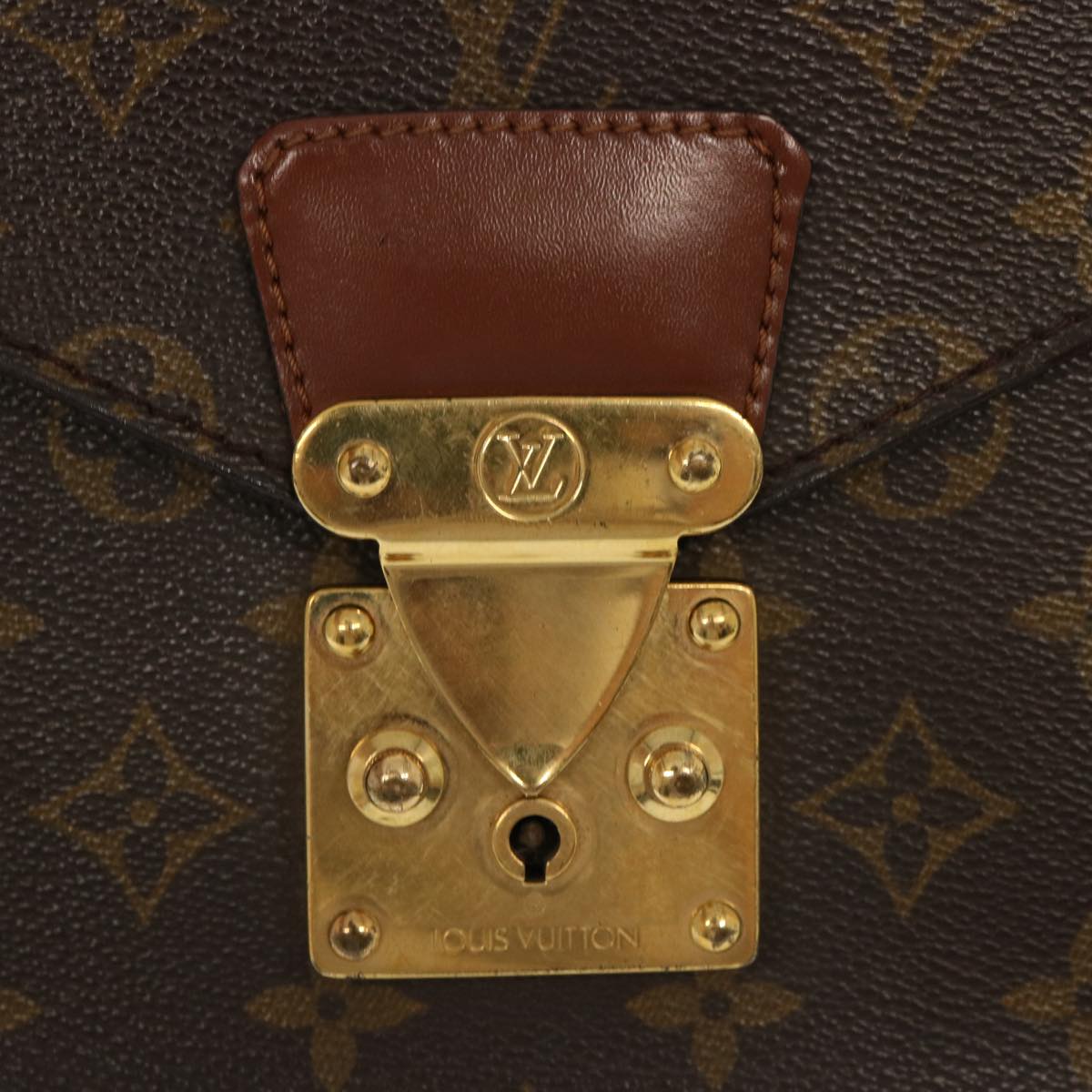 LOUIS VUITTON Monogram Monceau 28 Hand Bag 2way M51185 LV Auth 77274