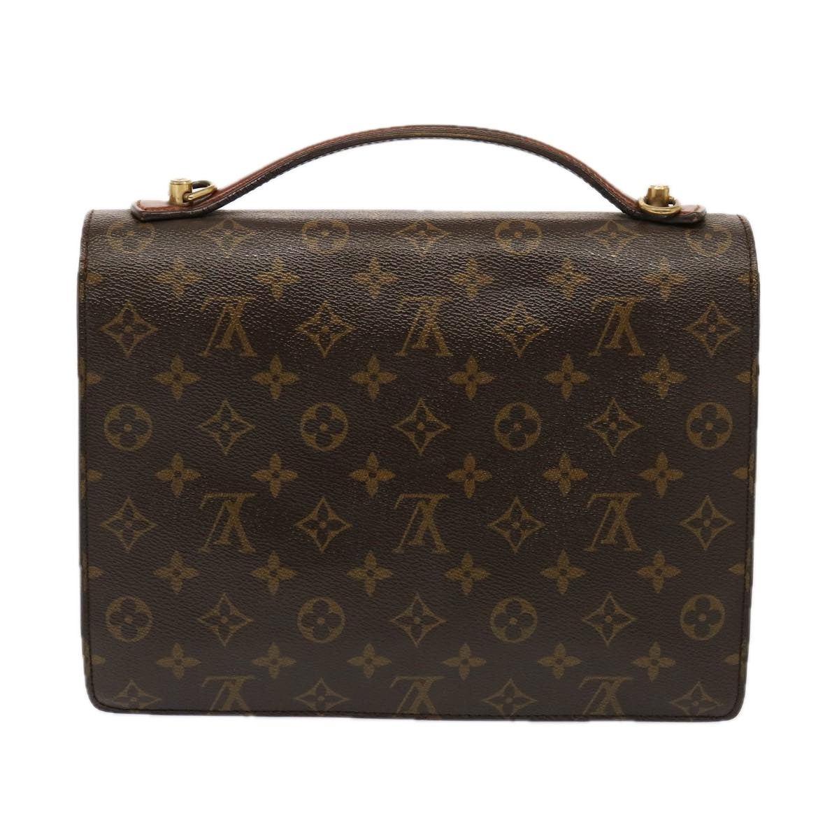 LOUIS VUITTON Monogram Monceau 28 Hand Bag 2way M51185 LV Auth 77274 - 0