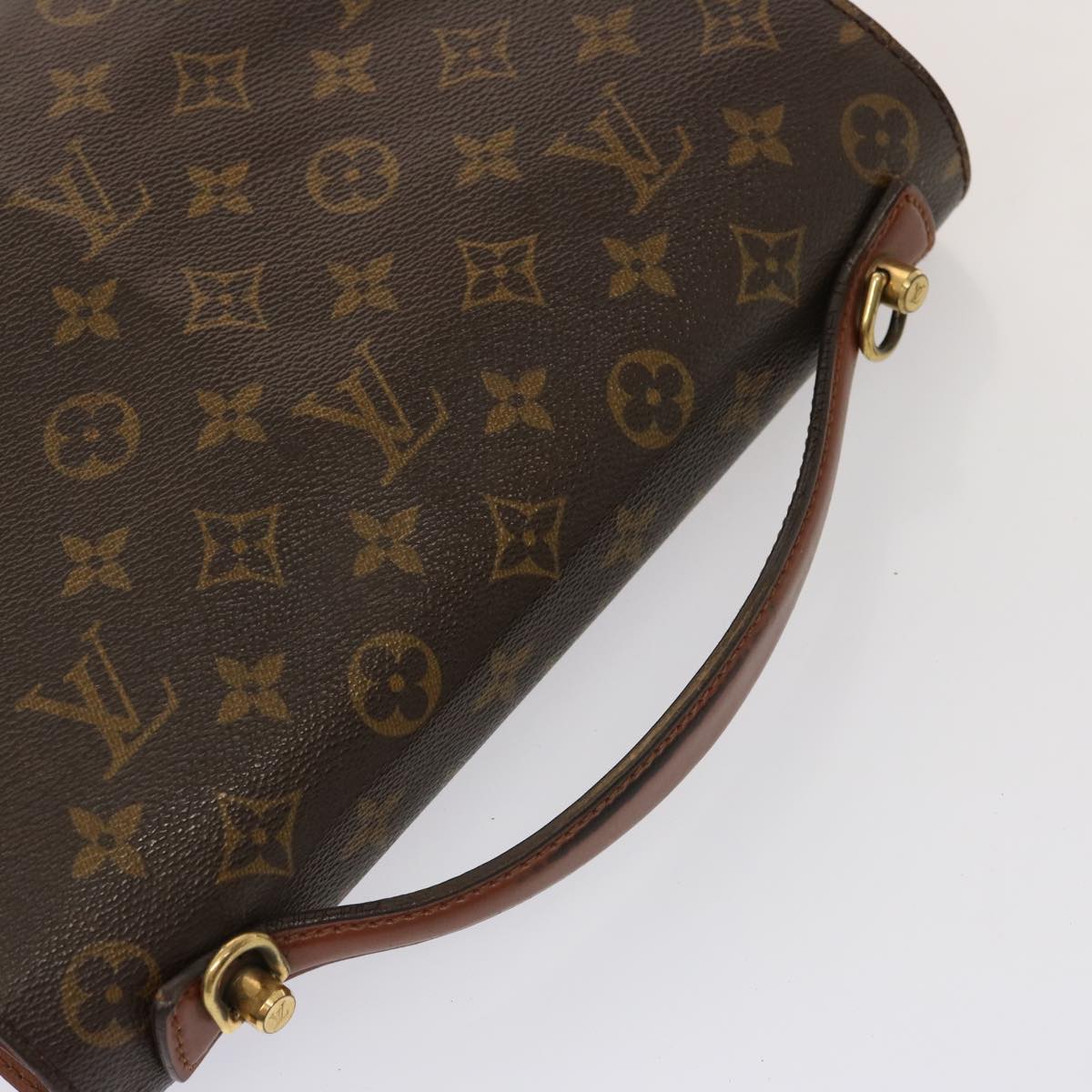 LOUIS VUITTON Monogram Monceau 28 Hand Bag 2way M51185 LV Auth 77274