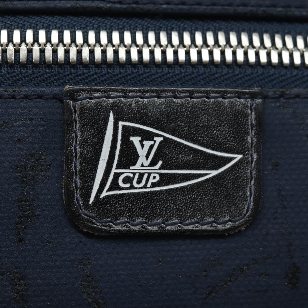 LOUIS VUITTON LV Cup Mizenu Waist Bag Navy M80706 LV Auth 77276