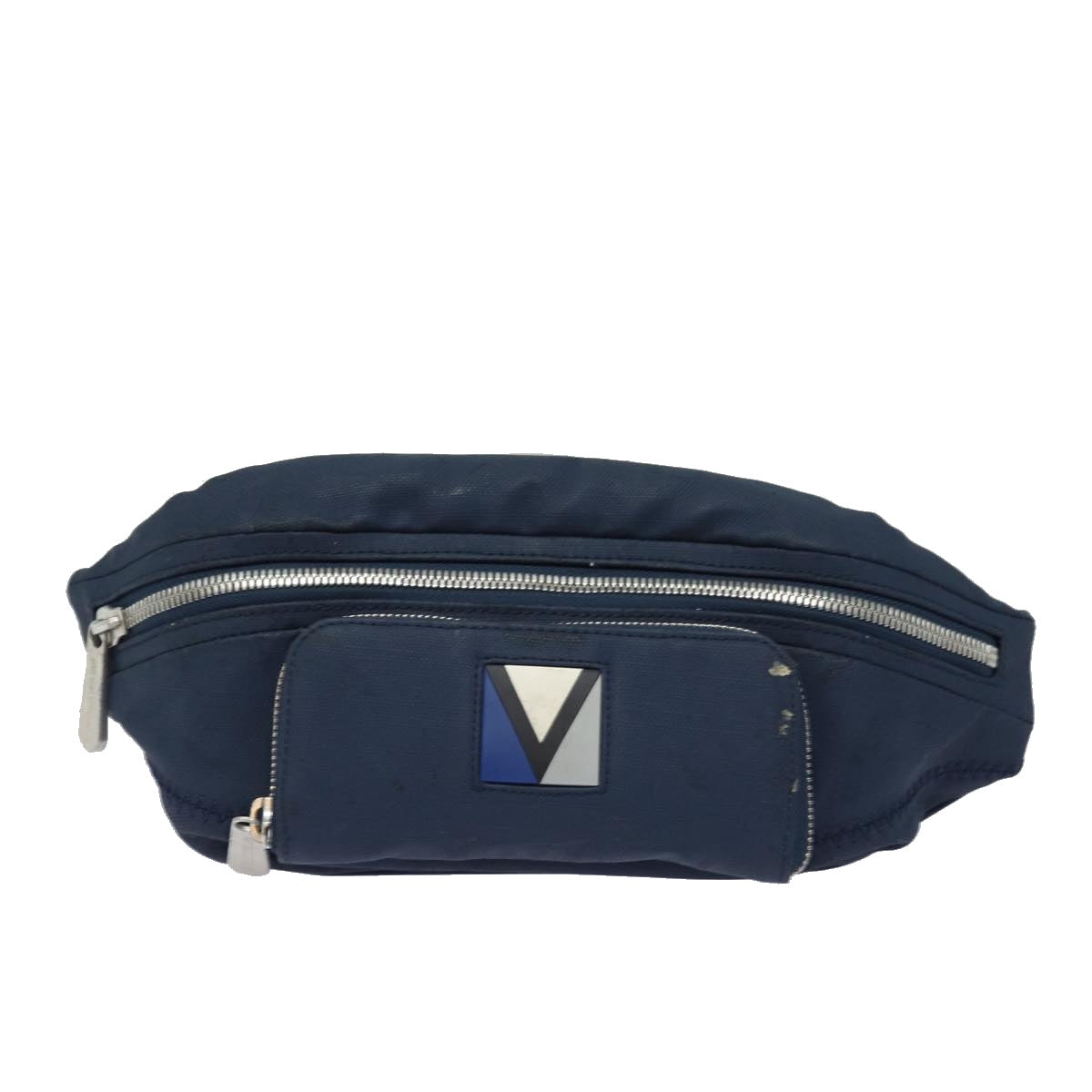 LOUIS VUITTON LV Cup Mizenu Waist Bag Navy M80706 LV Auth 77276