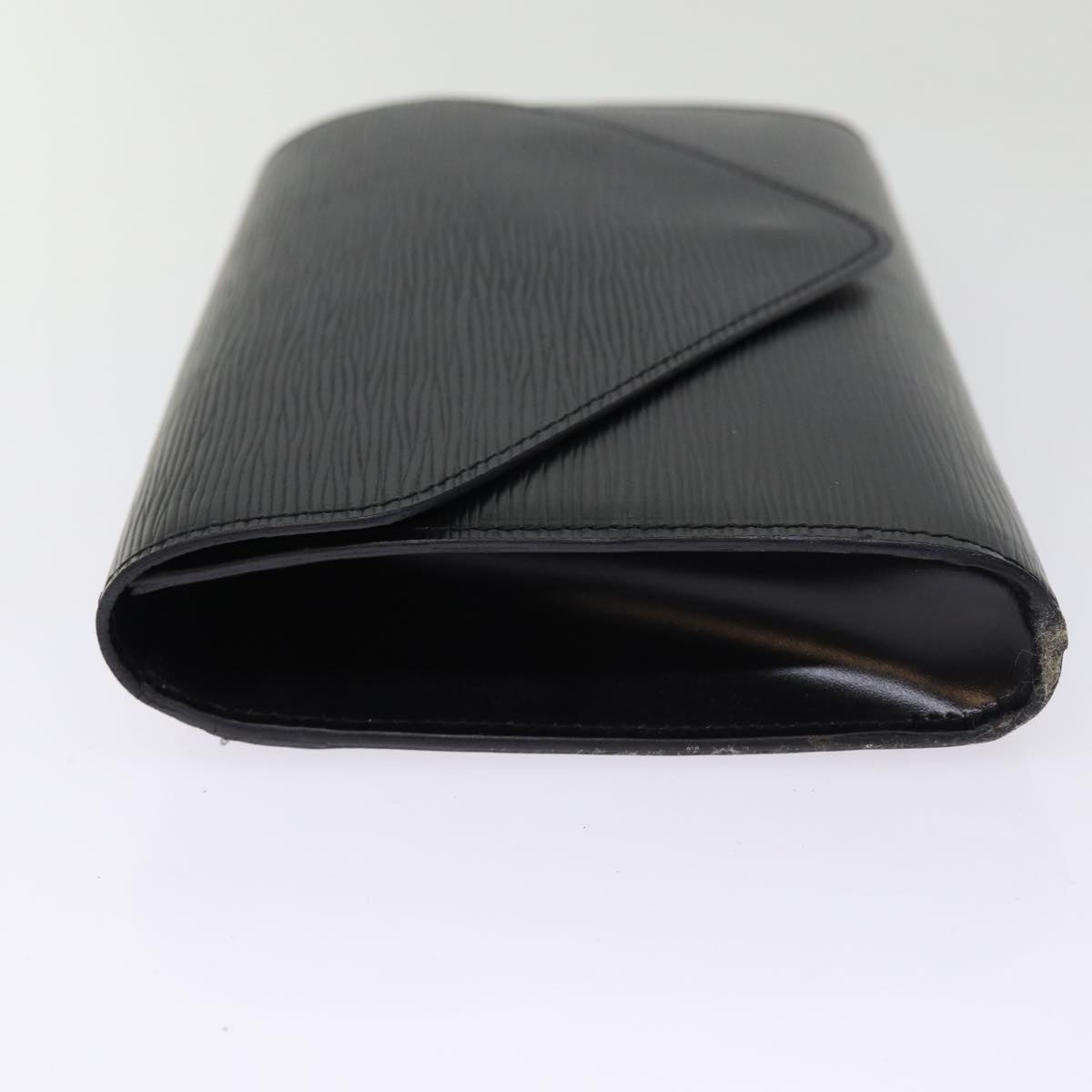 LOUIS VUITTON Epi Art Deco Clutch Bag Black M52632 LV Auth 77277