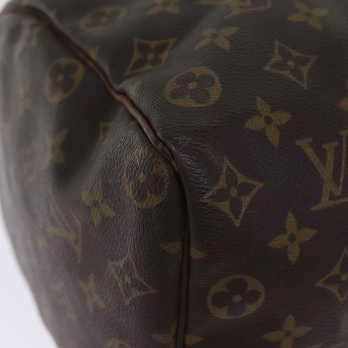 LOUIS VUITTON Monogram Speedy 35 Hand Bag M41524 LV Auth 77285