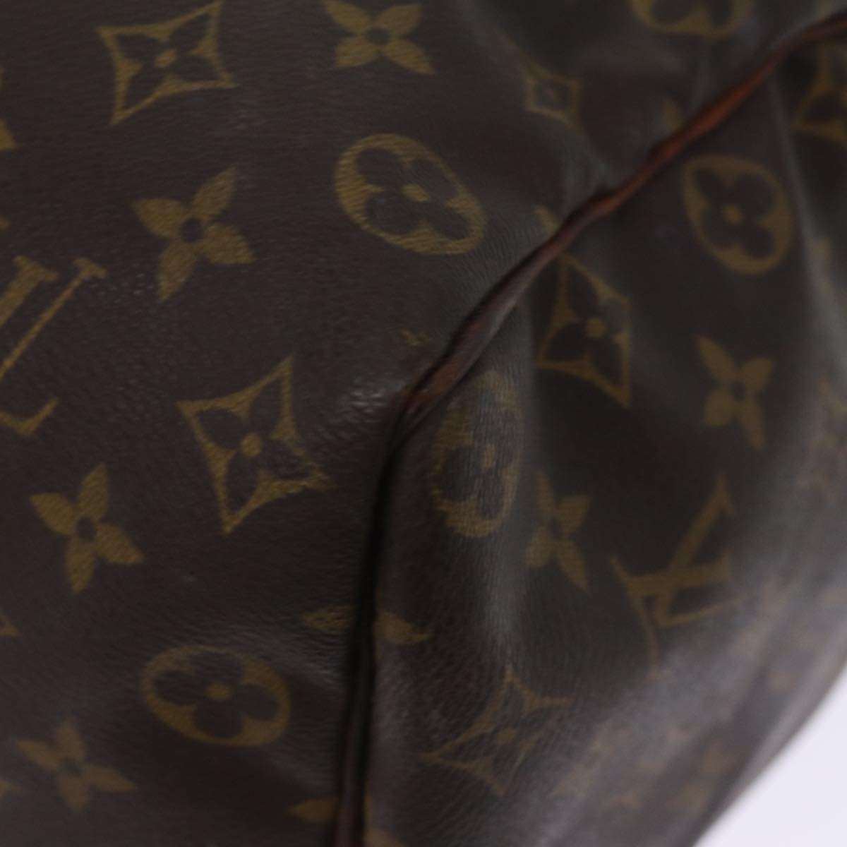 LOUIS VUITTON Monogram Speedy 35 Hand Bag M41524 LV Auth 77285