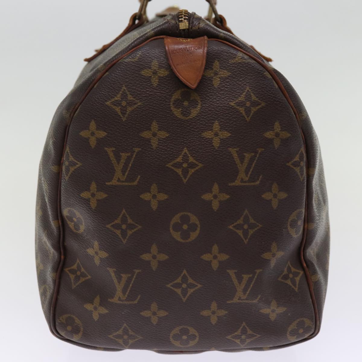 LOUIS VUITTON Monogram Speedy 35 Hand Bag M41524 LV Auth 77285