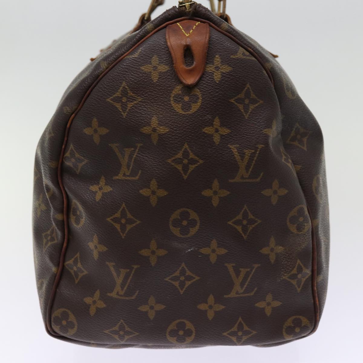 LOUIS VUITTON Monogram Speedy 35 Hand Bag M41524 LV Auth 77285