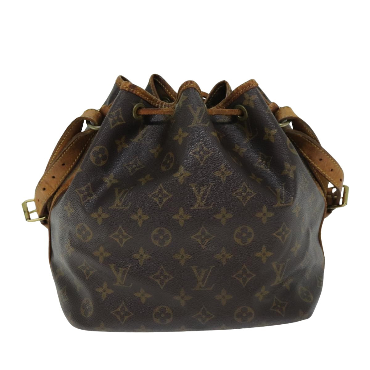 LOUIS VUITTON Monogram Petit Noe Shoulder Bag M42226 LV Auth 77293