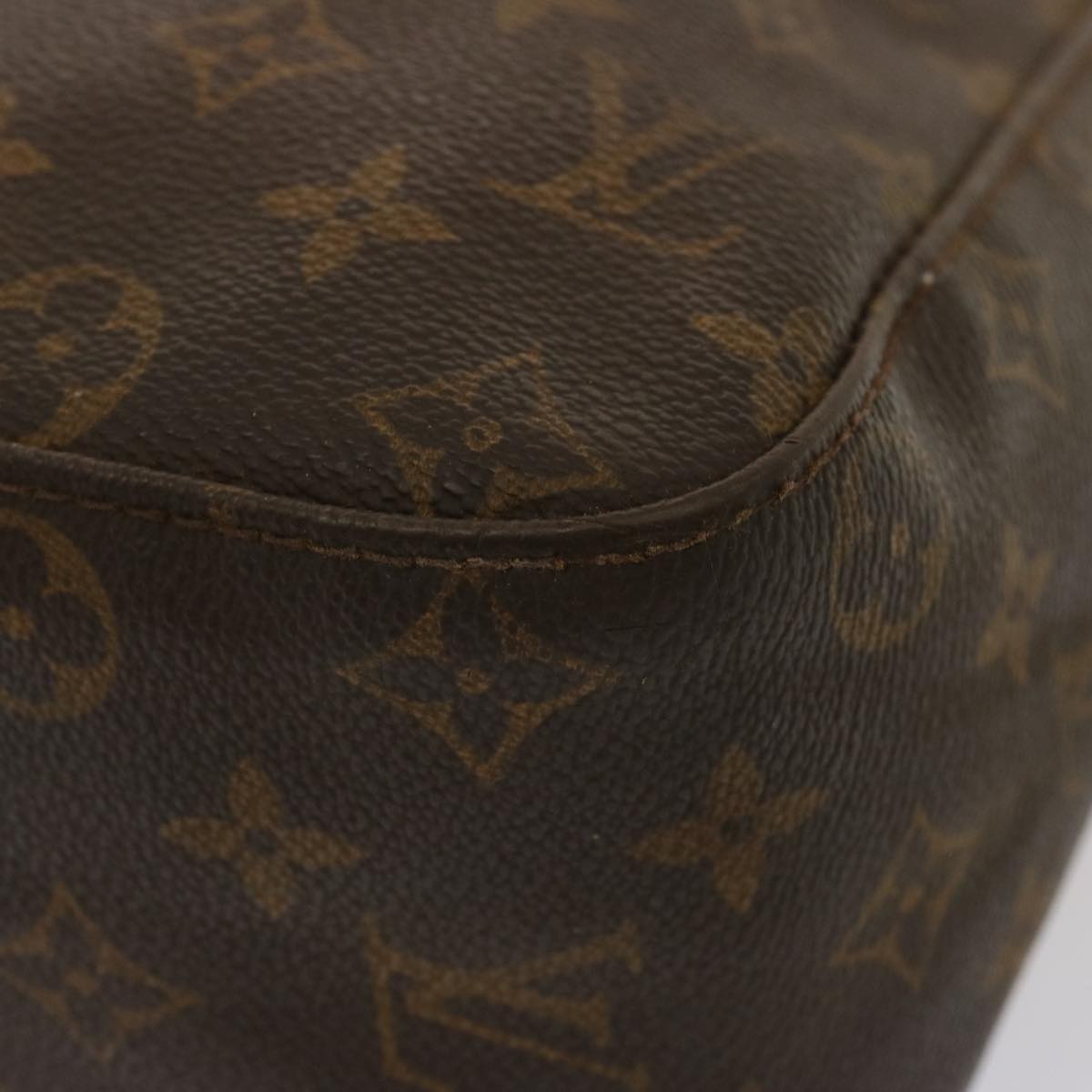 LOUIS VUITTON Monogram Looping GM Shoulder Bag M51170 LV Auth 77296