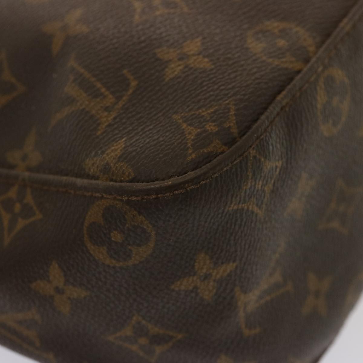 LOUIS VUITTON Monogram Looping GM Shoulder Bag M51170 LV Auth 77296