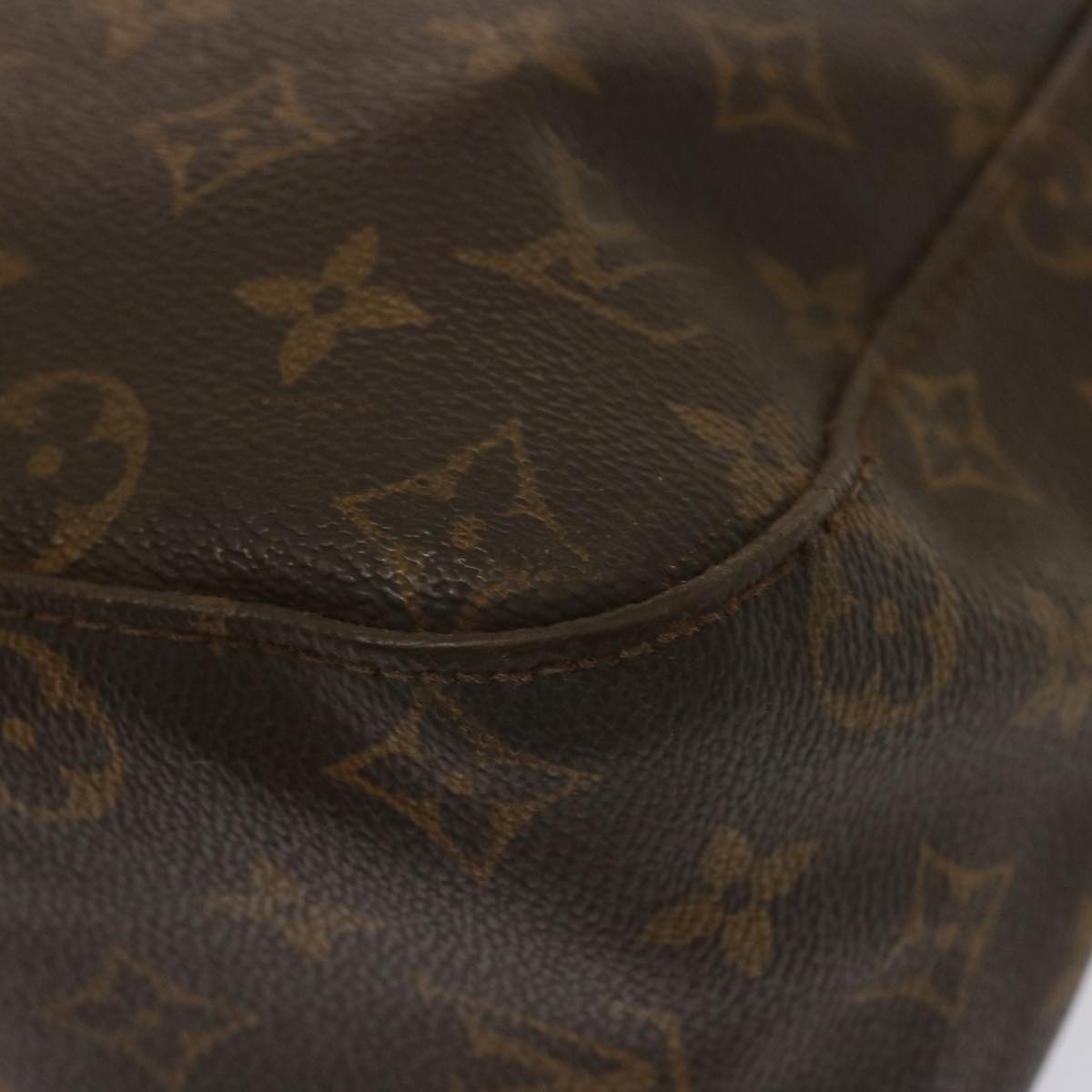 LOUIS VUITTON Monogram Looping GM Shoulder Bag M51170 LV Auth 77296