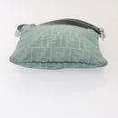 FENDI Zucca Canvas Waist bag Light Blue Auth 77335-5