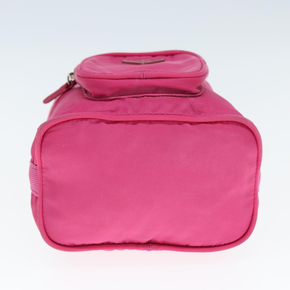 PRADA Hand Bag Nylon Pink Auth 77338