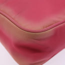 PRADA Hand Bag Nylon Pink Auth 77341-9