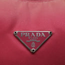 PRADA Hand Bag Nylon Pink Auth 77341-17