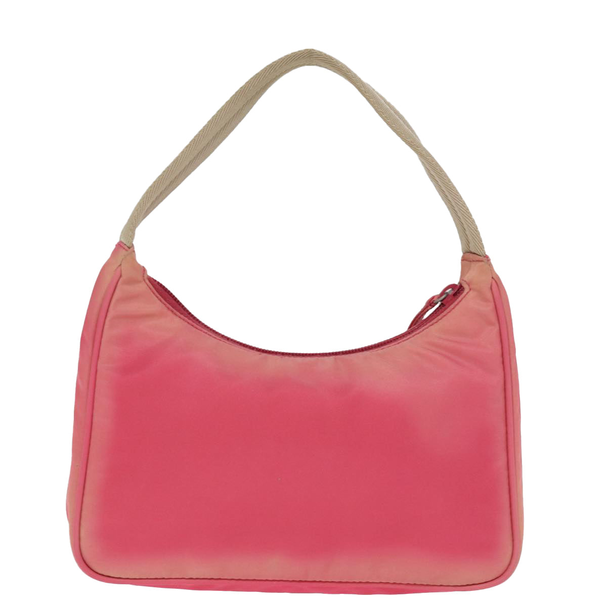 PRADA Hand Bag Nylon Pink Auth 77341 - 0