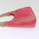PRADA Hand Bag Nylon Pink Auth 77341-3