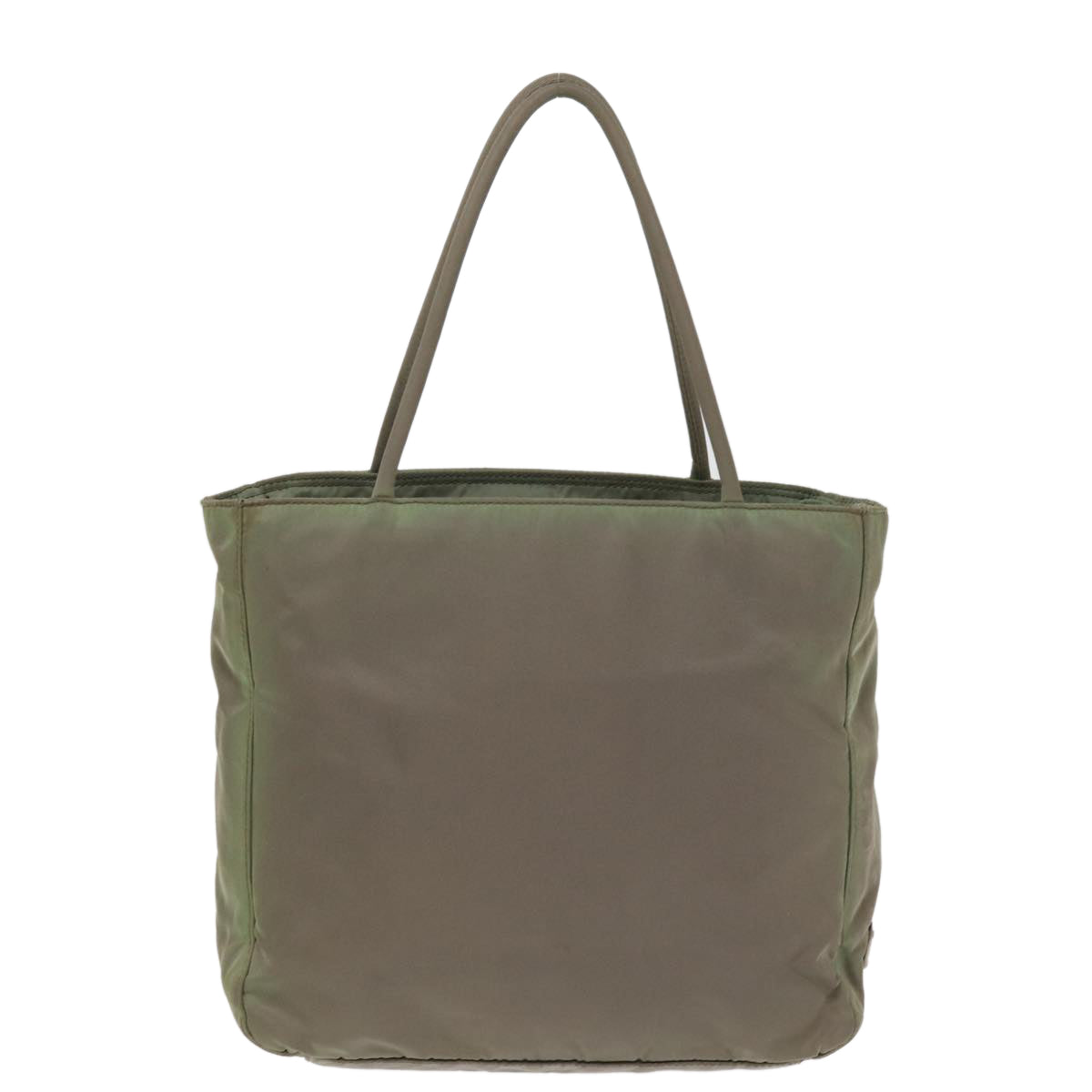 PRADA Hand Bag Nylon Khaki Auth 77350 - 0