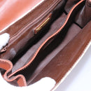 Burberrys Nova Check Hand Bag PVC 2way Beige Auth 77376-19