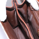 Burberrys Nova Check Hand Bag PVC 2way Beige Auth 77376-21