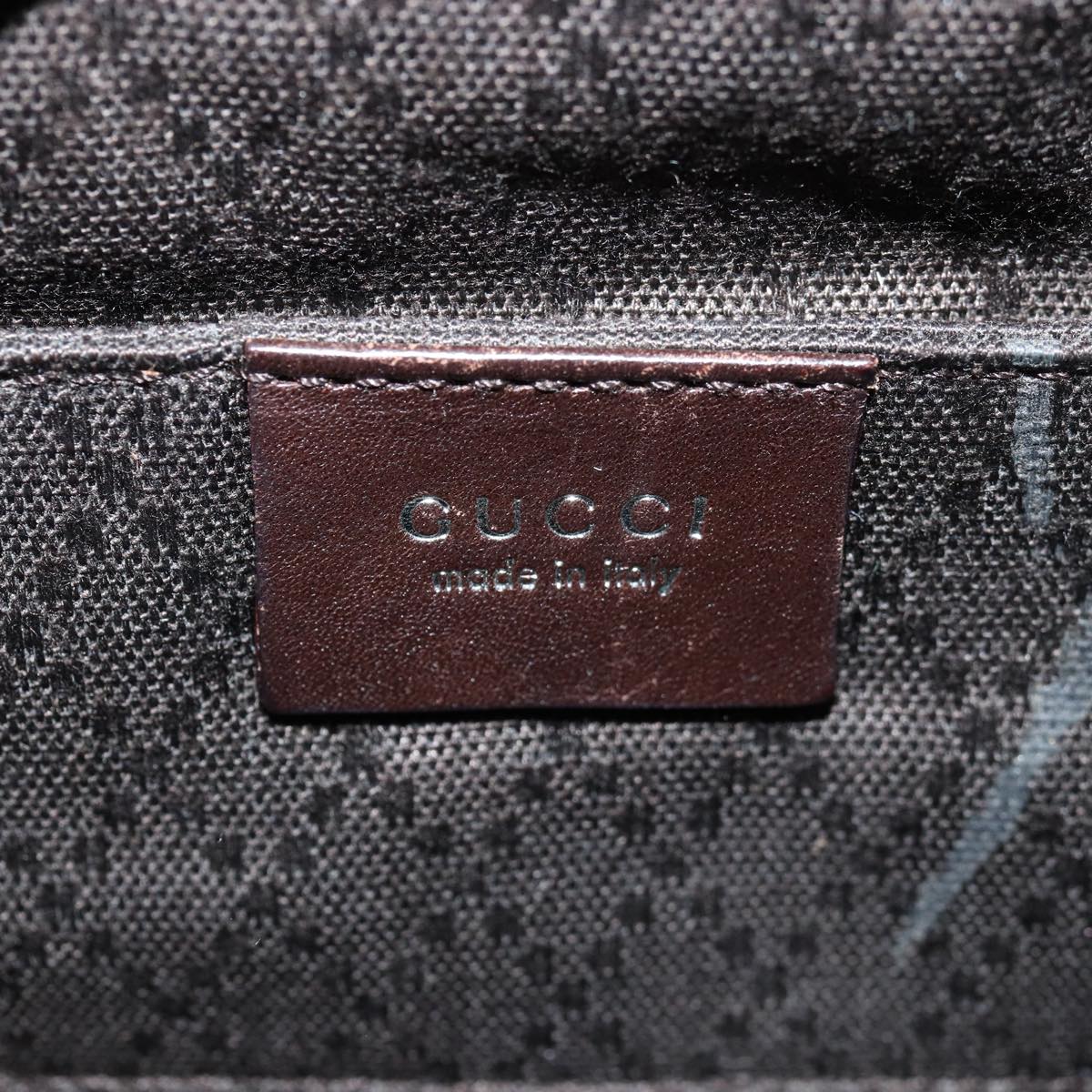 GUCCI Shoulder Bag Nylon Khaki 000 0602 Auth 77396