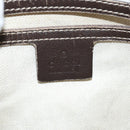 GUCCI GG Supreme Shoulder Bag PVC Leather Beige 201446 Auth 77399-17