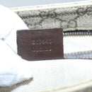 GUCCI GG Supreme Shoulder Bag PVC Leather Beige 201446 Auth 77399-12