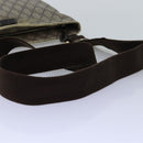 GUCCI GG Supreme Shoulder Bag PVC Leather Beige 201446 Auth 77399-7