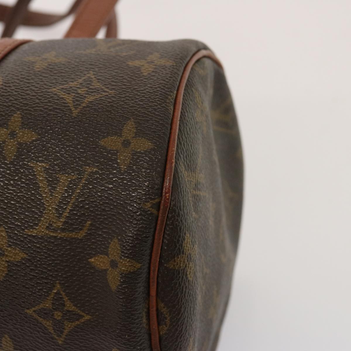 LOUIS VUITTON Monogram Papillon 30 Hand Bag M51385 LV Auth 77417