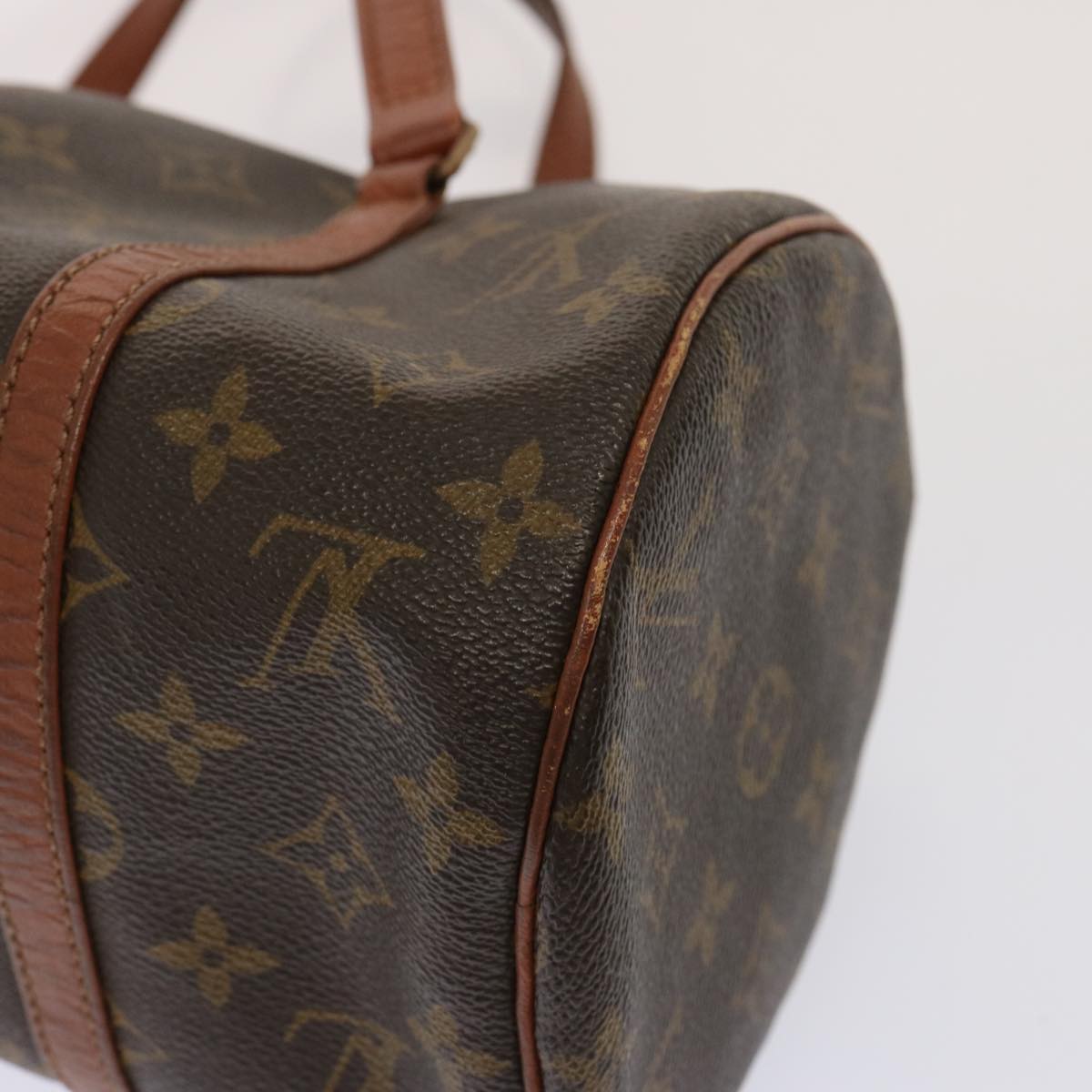 LOUIS VUITTON Monogram Papillon 30 Hand Bag M51385 LV Auth 77417