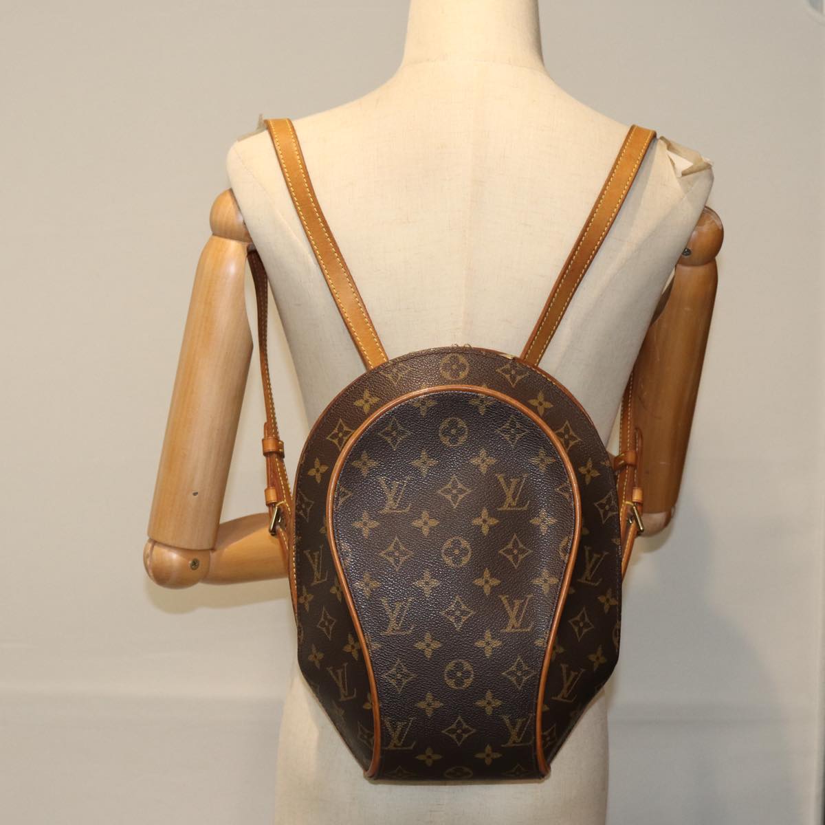 LOUIS VUITTON Monogram Ellipse Sac A Dos Shoulder Bag M51125 LV Auth 77424