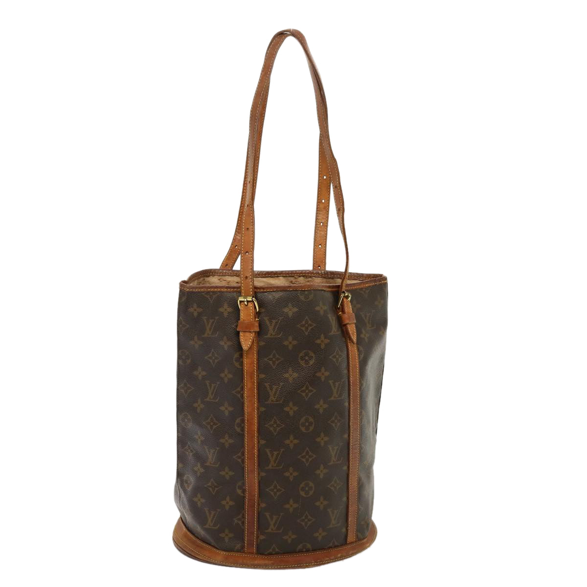 LOUIS VUITTON Monogram Bucket GM Shoulder Bag M42236 LV Auth 77428