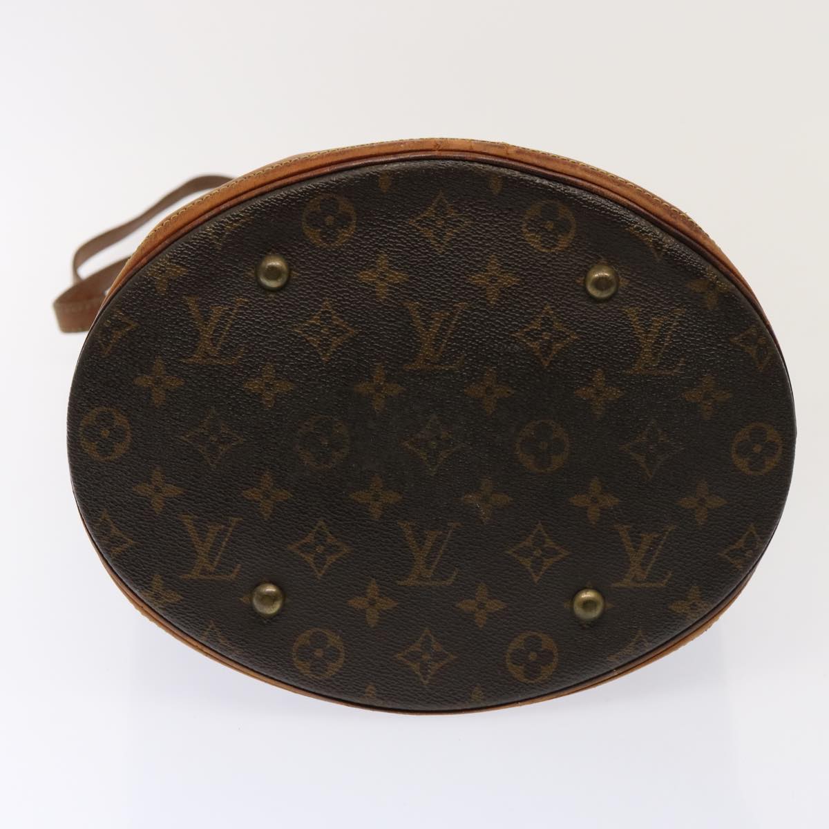 LOUIS VUITTON Monogram Bucket GM Shoulder Bag M42236 LV Auth 77428