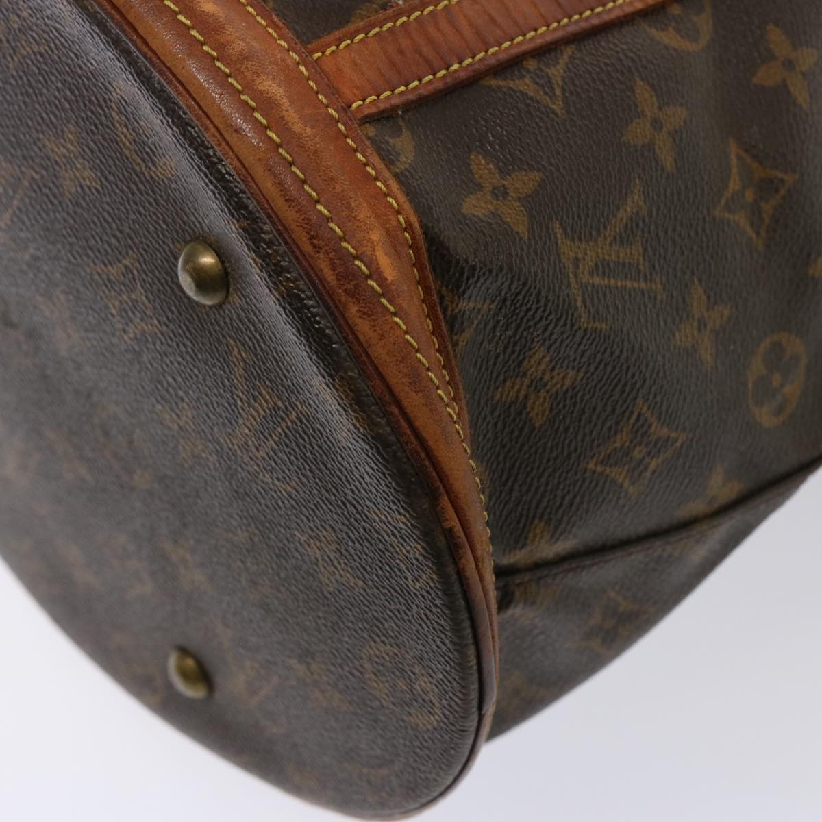 LOUIS VUITTON Monogram Bucket GM Shoulder Bag M42236 LV Auth 77428