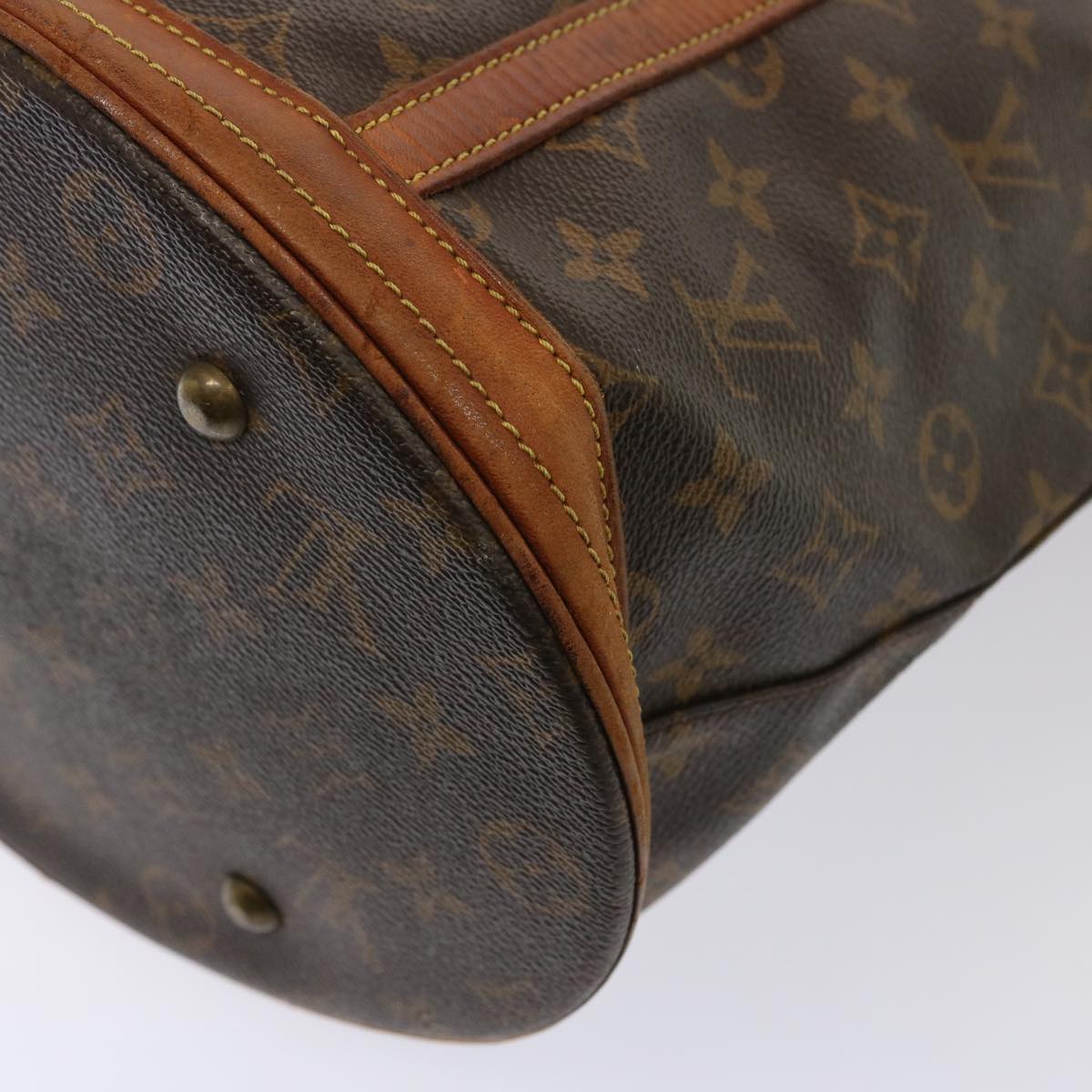 LOUIS VUITTON Monogram Bucket GM Shoulder Bag M42236 LV Auth 77428