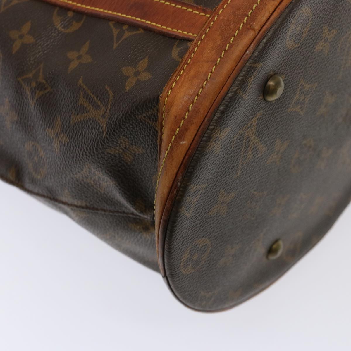 LOUIS VUITTON Monogram Bucket GM Shoulder Bag M42236 LV Auth 77428