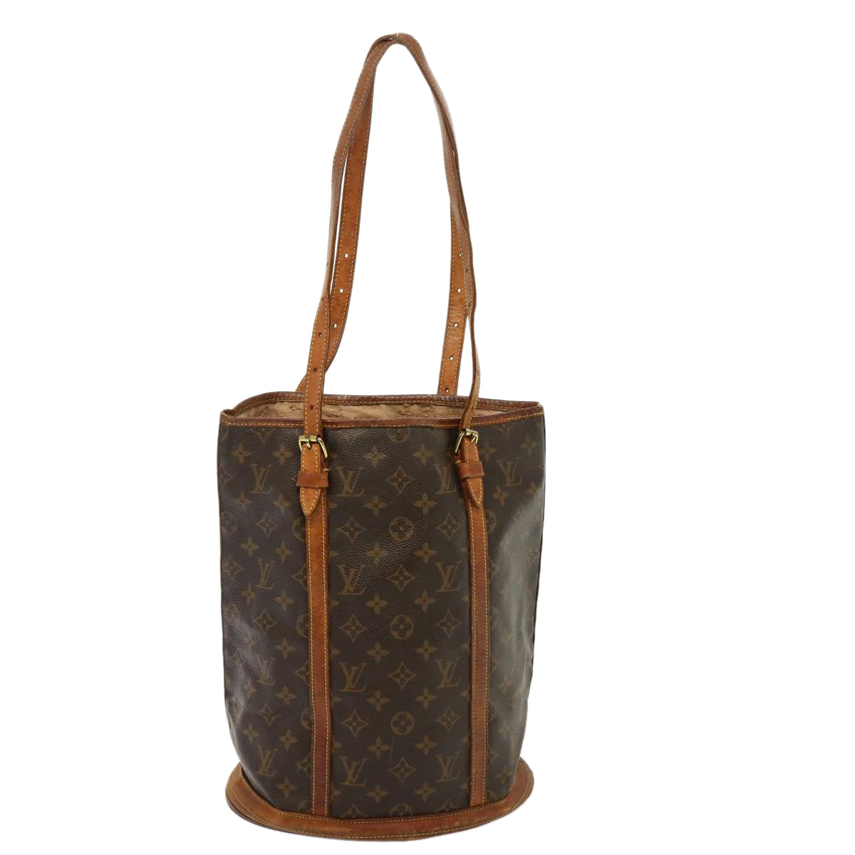 LOUIS VUITTON Monogram Bucket GM Shoulder Bag M42236 LV Auth 77428