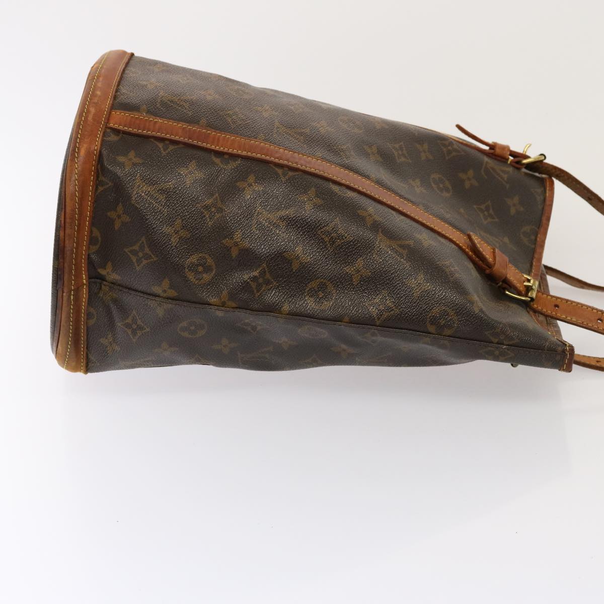 LOUIS VUITTON Monogram Bucket GM Shoulder Bag M42236 LV Auth 77428