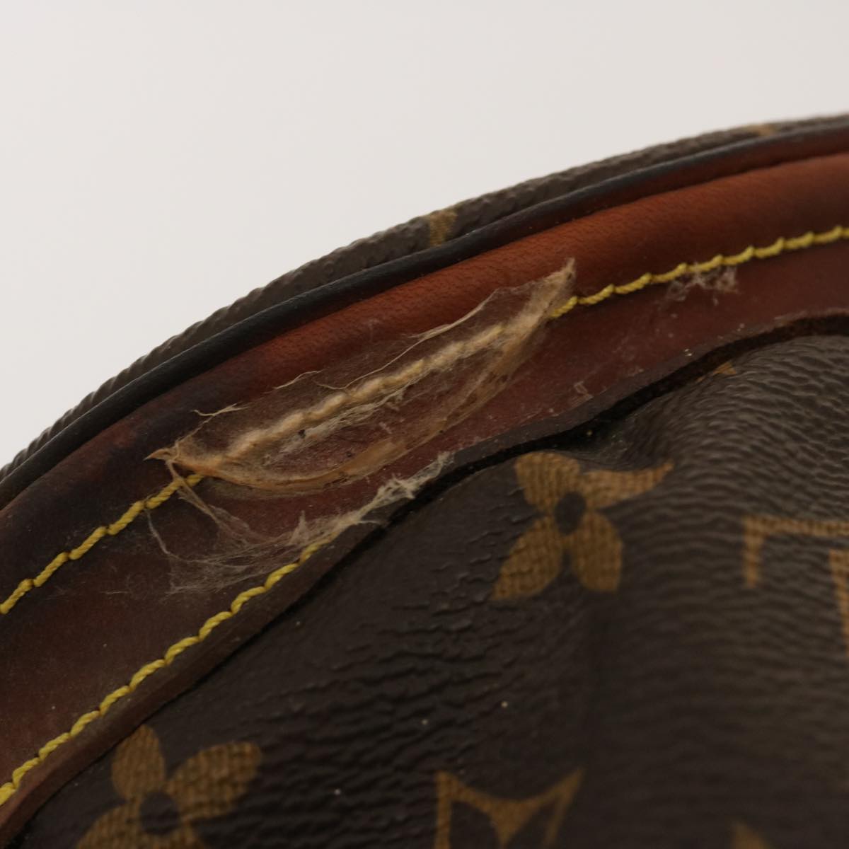 LOUIS VUITTON Monogram Bucket PM Shoulder Bag M42238 LV Auth 77433