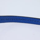LOUIS VUITTON Monogram Pockets On Strap Card Case Blue M83154 LV Auth 77437SAM-8
