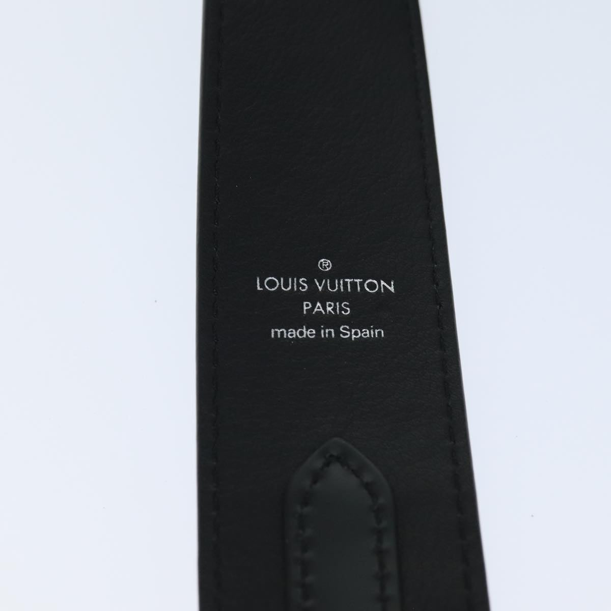 LOUIS VUITTON Epi Shoulder Strap 35.4"" Blue LV Auth 77438