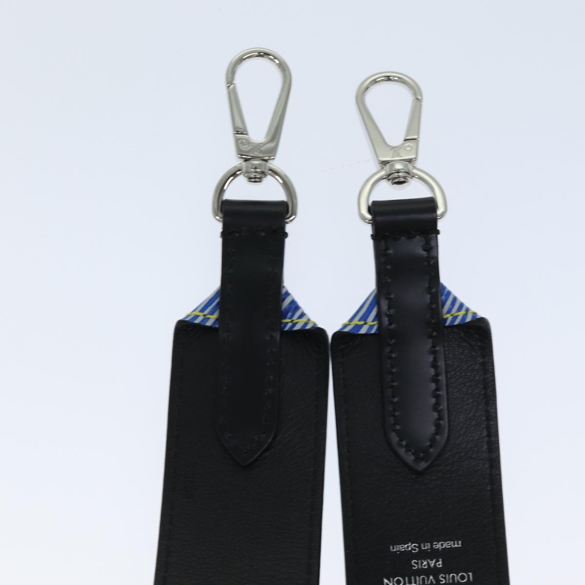 LOUIS VUITTON Epi Shoulder Strap 35.4"" Blue LV Auth 77438