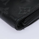LOUIS VUITTON Monogram Eclipse Discovery Compact Wallet M67630 LV Auth 77441-16