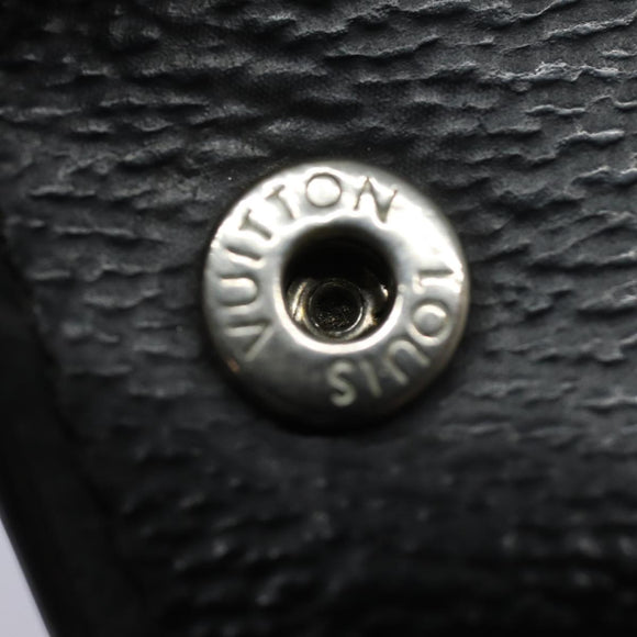 LOUIS VUITTON Monogram Eclipse Discovery Compact Wallet M67630 LV Auth 77441