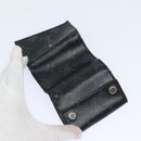 LOUIS VUITTON Monogram Eclipse Discovery Compact Wallet M67630 LV Auth 77441-22
