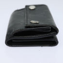 LOUIS VUITTON Monogram Eclipse Discovery Compact Wallet M67630 LV Auth 77441-3