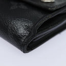 LOUIS VUITTON Monogram Eclipse Discovery Compact Wallet M67630 LV Auth 77441-14